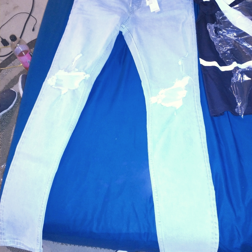 Nwt Topman skinny ripped jeans
